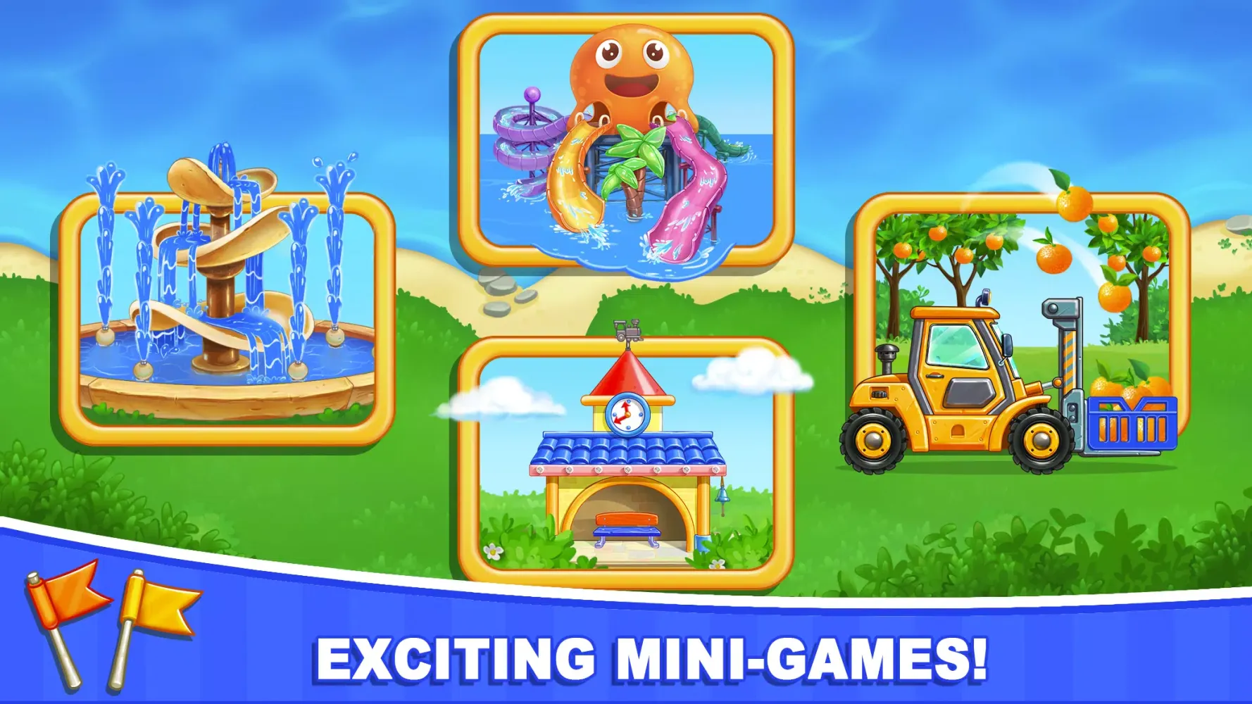 Car games Bulldozer for kids 5 Ekran Görüntüleri