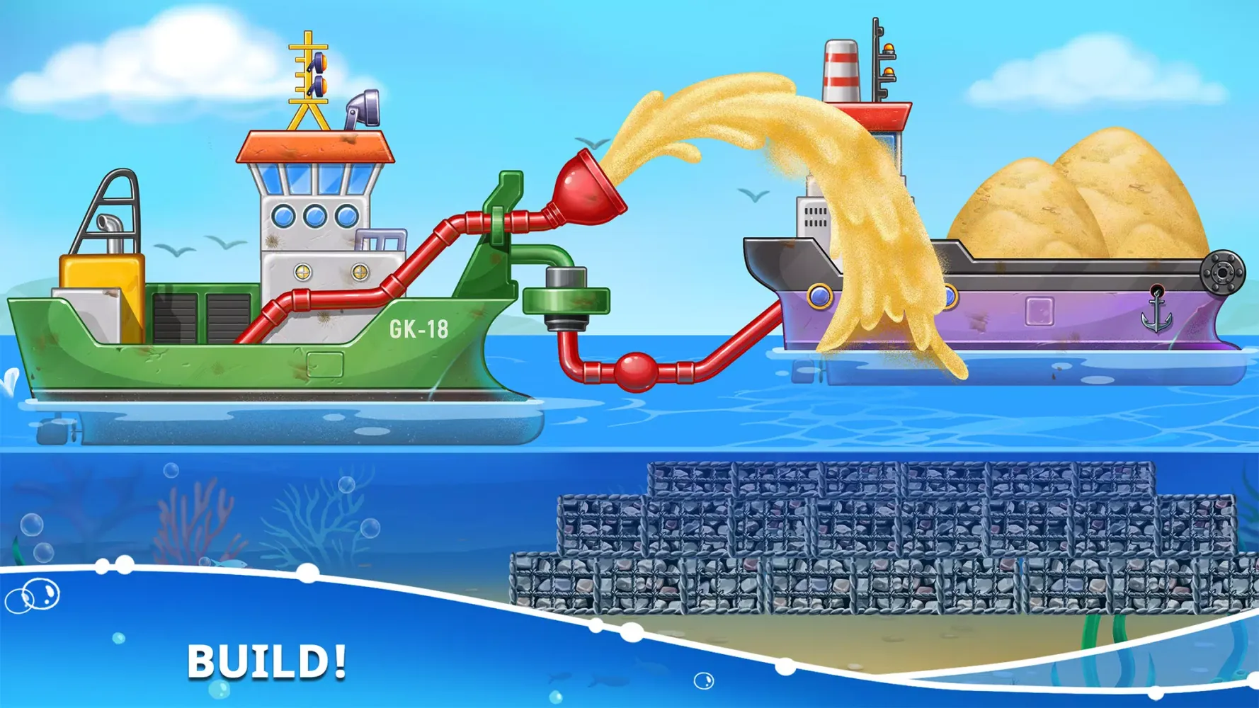 Capturas de tela do Island building! Build a house