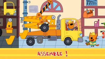 Zrzuty ekranu Kid-E-Cats: Building Car Games