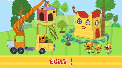 Zrzuty ekranu Kid-E-Cats: Building Car Games