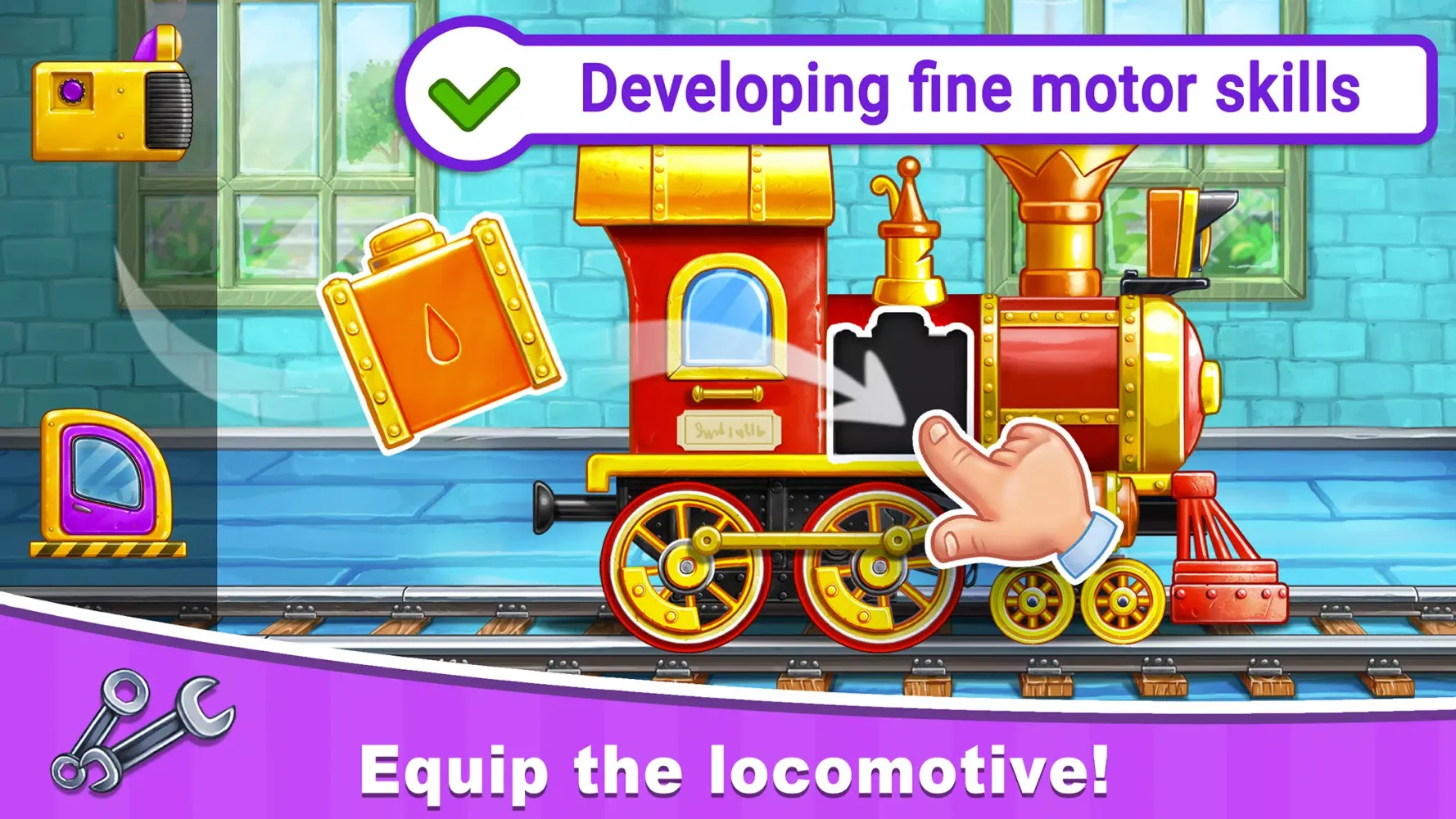 Train Games for Kids: station应用截图