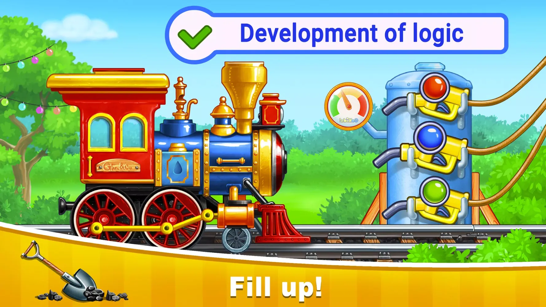 Train Games for Kids: station应用截图