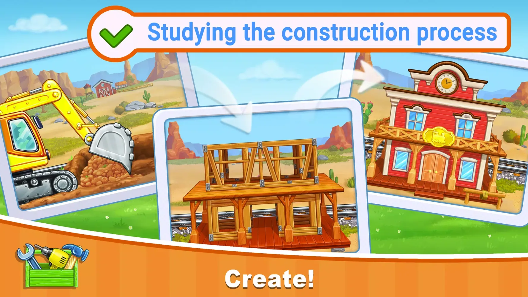 Train Games for Kids: station应用截图