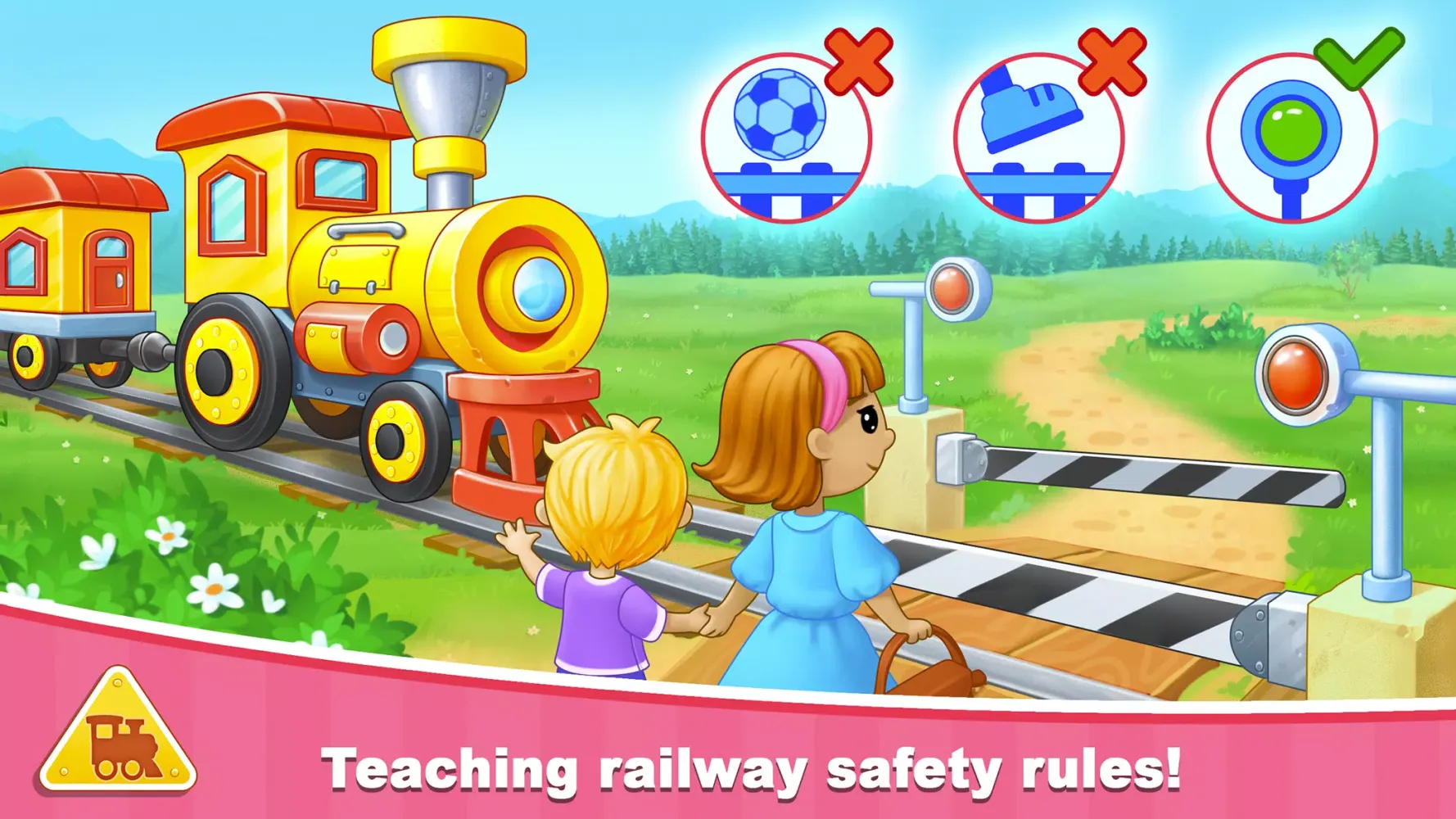 Train Games for Kids: station应用截图
