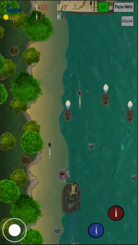Screenshot di Assault boat on the River