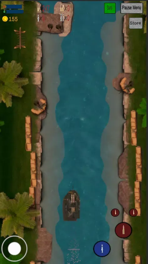 Screenshot di Assault boat on the River
