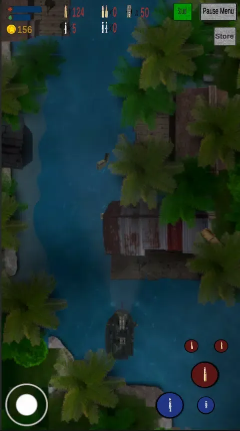 Screenshot di Assault boat on the River