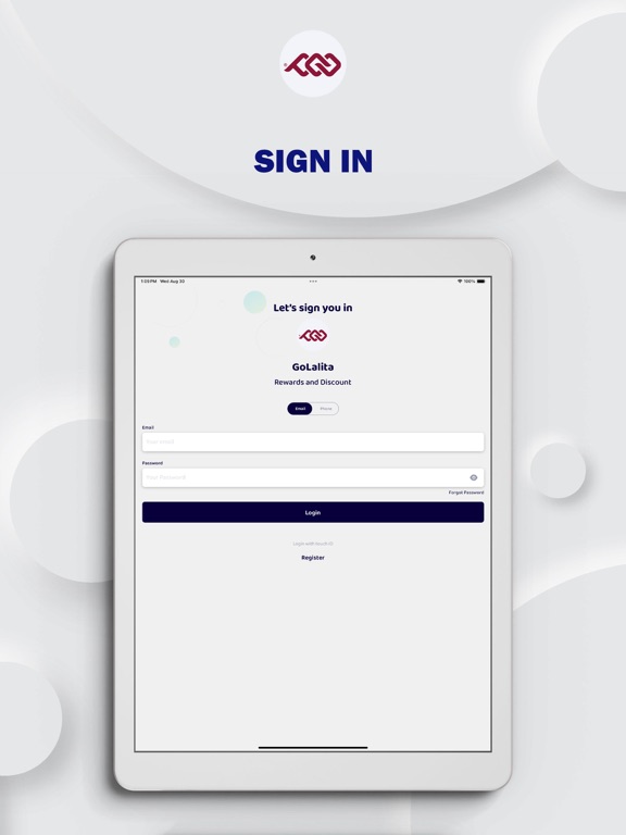 Golalita |  دعم iPad  سکرین شاٹس