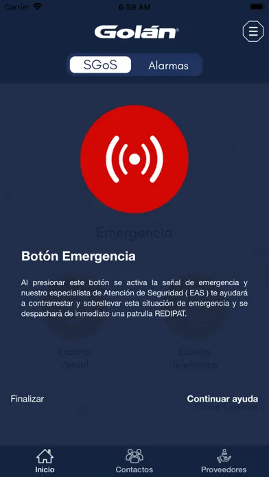 Golán - Alarmas Screenshots