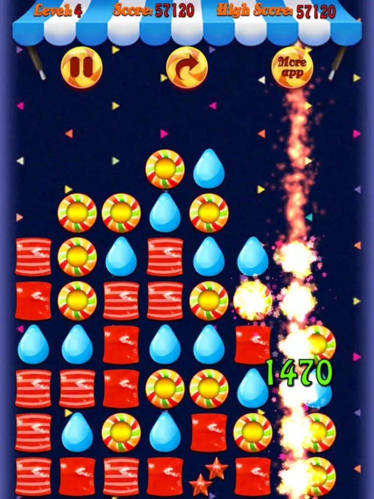 Скриншоты Candys Swipe iPad 