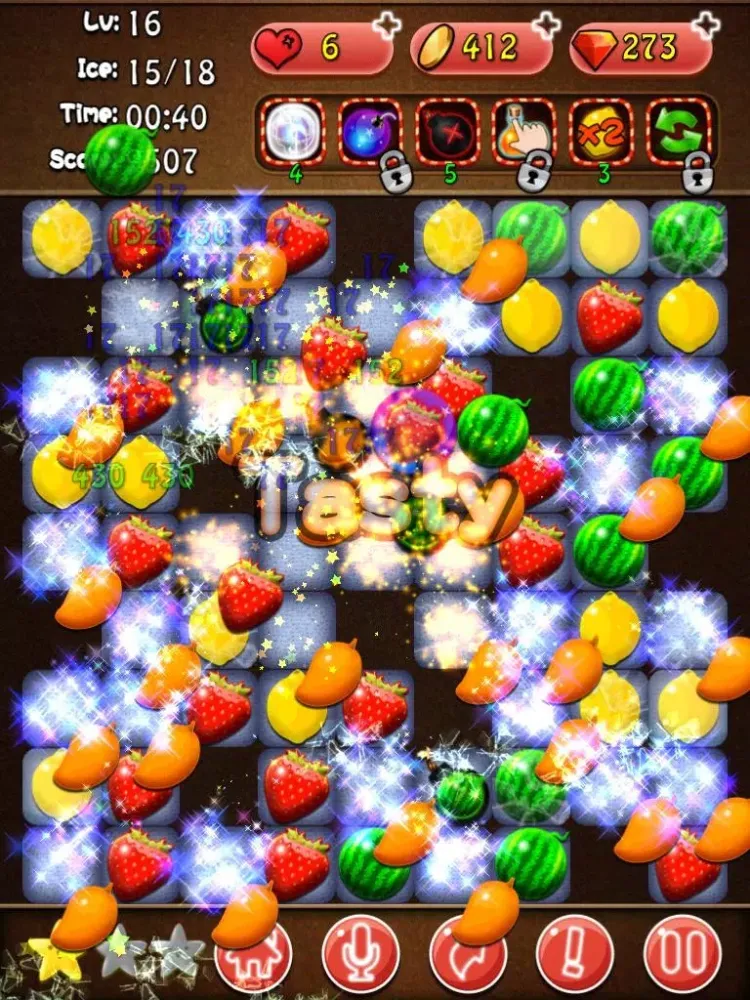 Capturas de tela do Fruit Deluxe iPad 