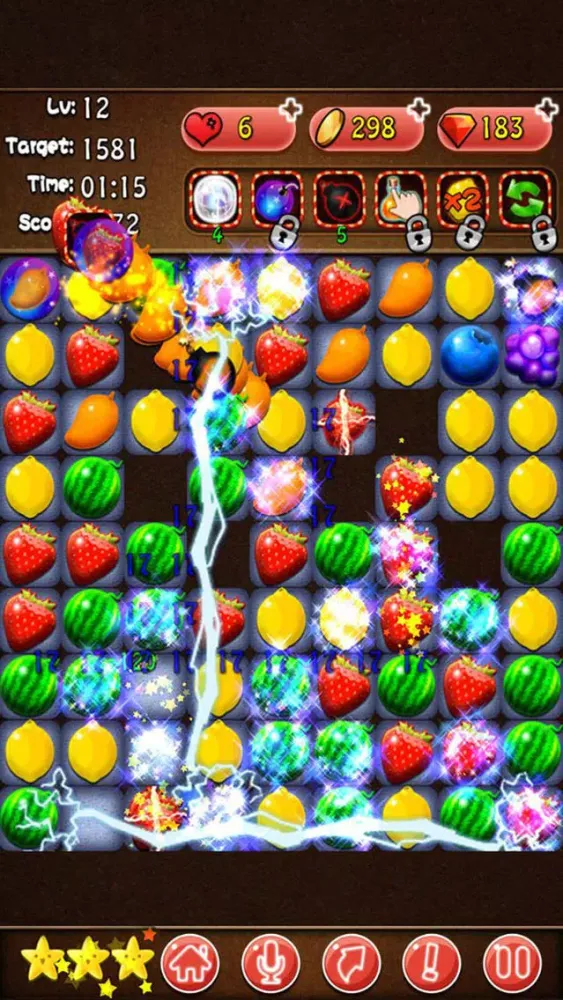 Capturas de tela do Fruit Deluxe