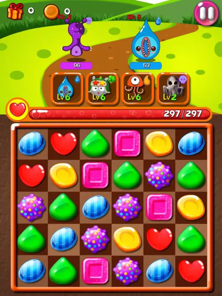 Capturas de tela do Candy War Legend iPad 