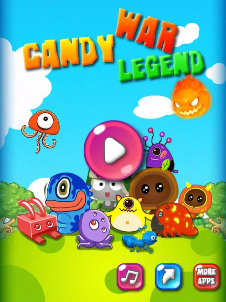 Capturas de tela do Candy War Legend iPad 