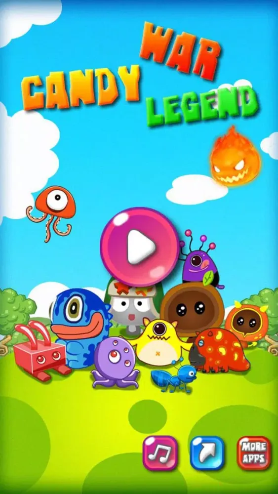 Capturas de tela do Candy War Legend