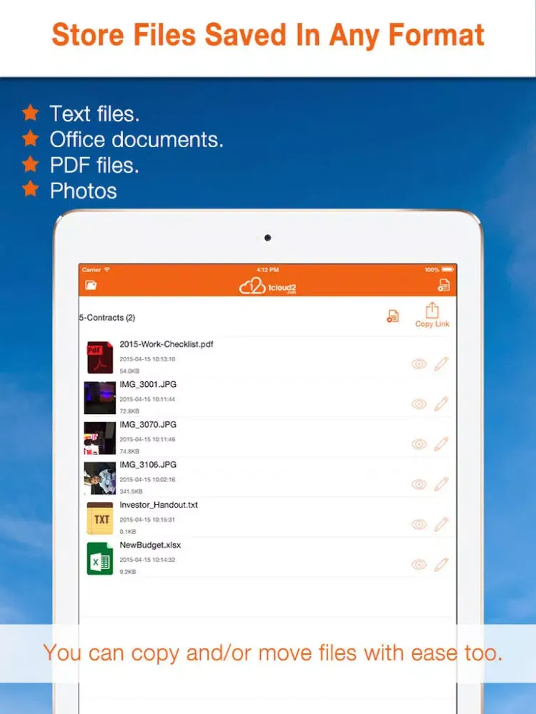 1 Cloud 2 iPad  স্ক্রিনশট