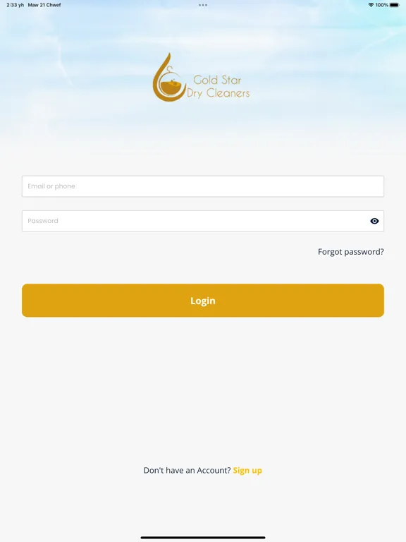 Goldstar Dry Cleaners iPad  स्क्रीनशॉट