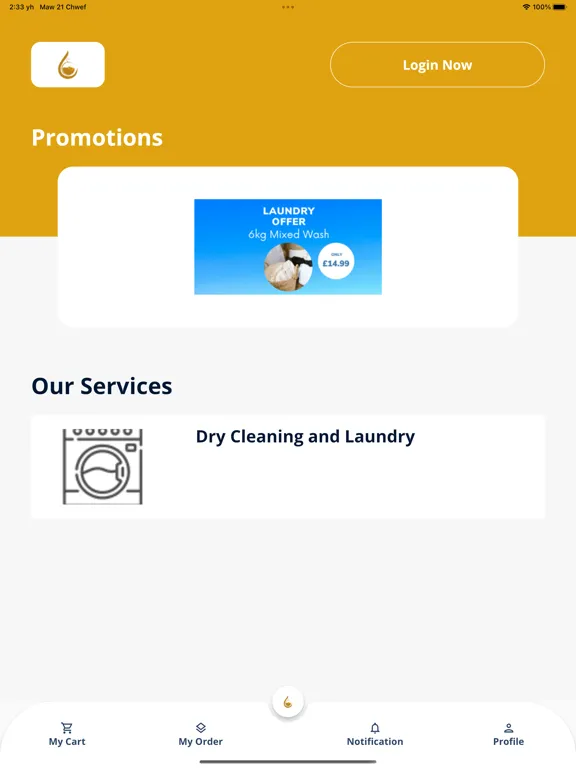Goldstar Dry Cleaners iPad  स्क्रीनशॉट