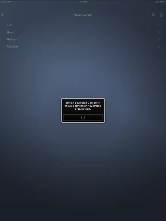 Capturas de pantalla de The Gold Price Calculator iPad 