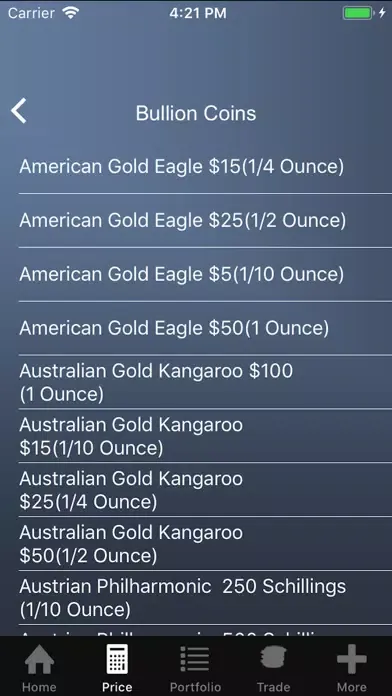 Capturas de pantalla de The Gold Price Calculator