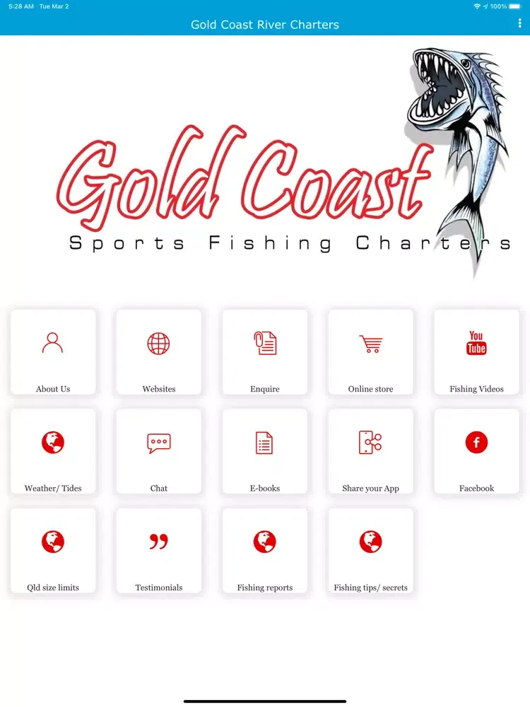 Capturas de pantalla de Gold Coast River Charters iPad 