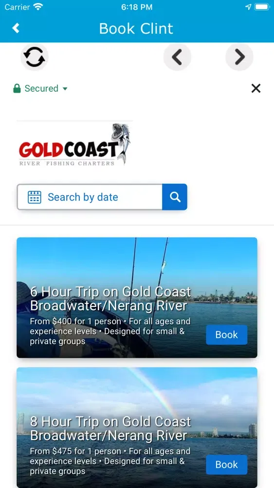 Capturas de pantalla de Gold Coast River Charters