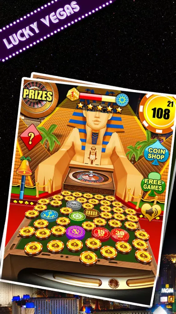 Kingdom Coins Lucky Vegas - Dozer of Coins Arcade Game应用截图