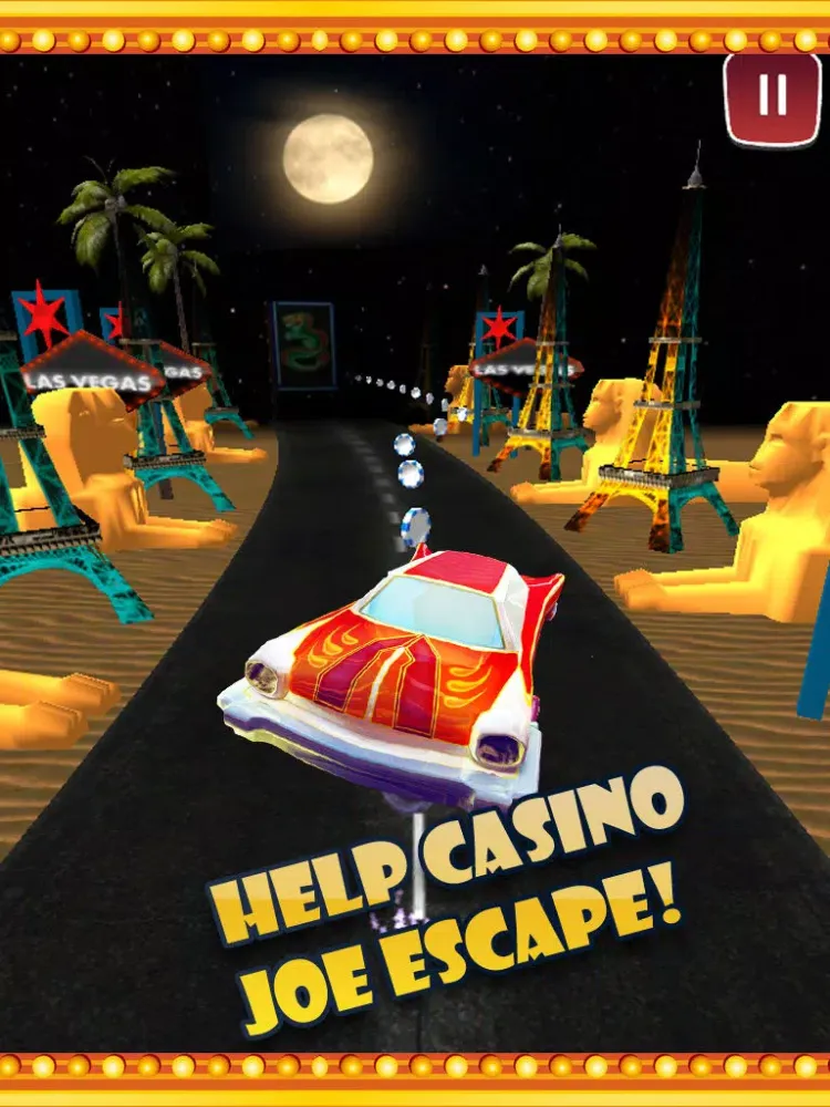Casino Surfers - Joe’s 3D Endless Flying Las Vegas Escape Through The Strip iPad  Screenshots