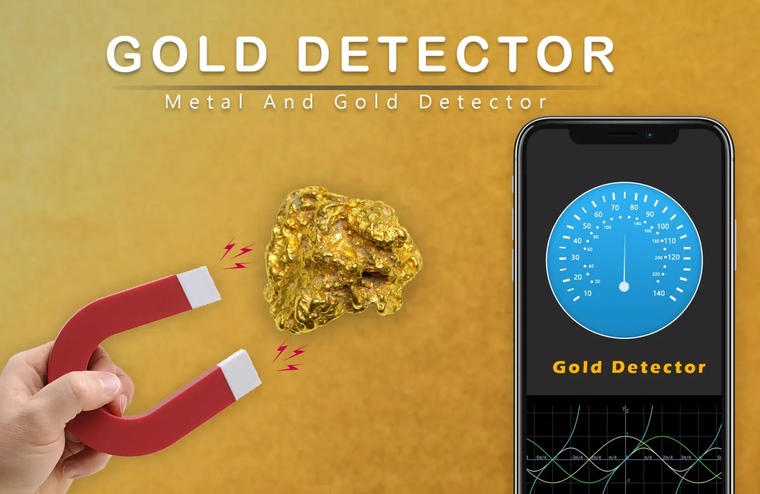 Tangkapan layar Gold Detector