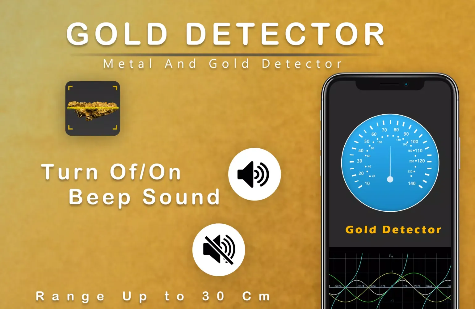 Tangkapan layar Gold Detector