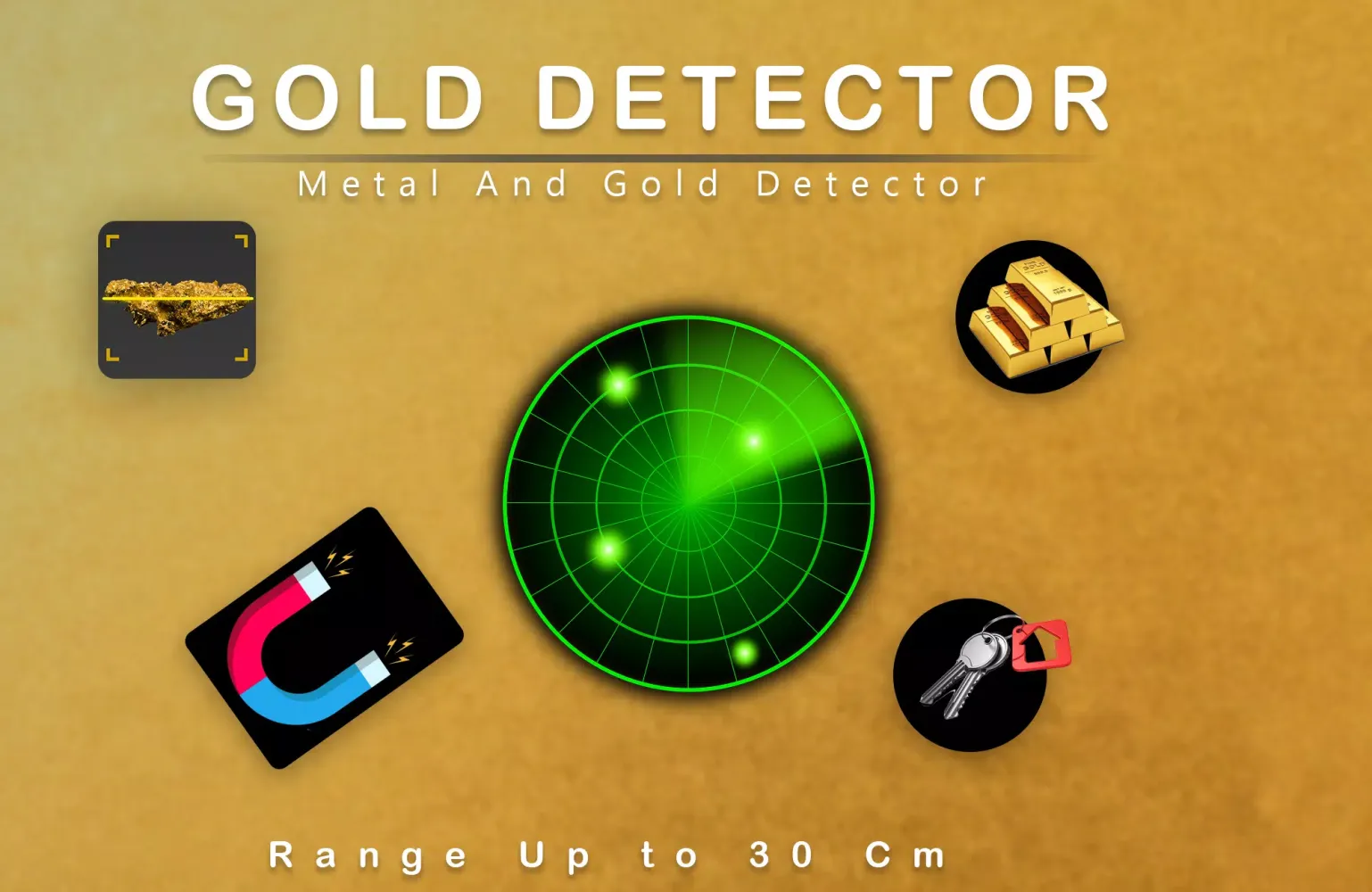 Tangkapan layar Gold Detector