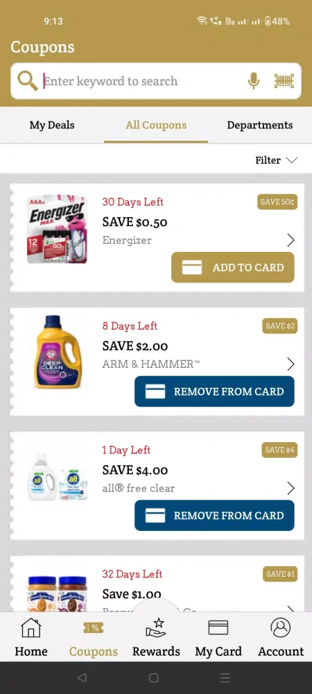 Captures d'écran de Gold Eagle Market Rewards