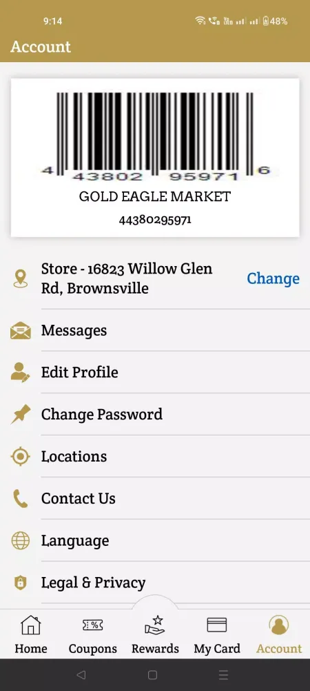 Captures d'écran de Gold Eagle Market Rewards