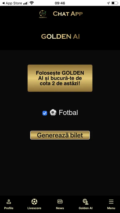 Captures d'écran de Golden Chat App