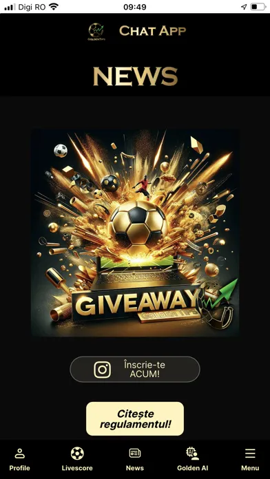 Captures d'écran de Golden Chat App