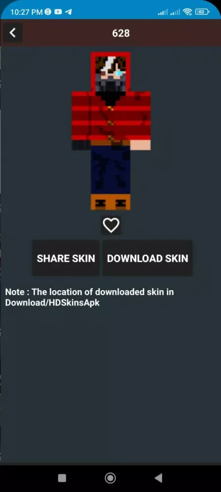 Captures d'écran de HD Skins for Minecraft 128x128
