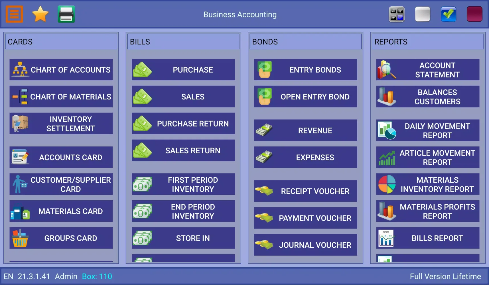 Capturas de pantalla de Business Accounting