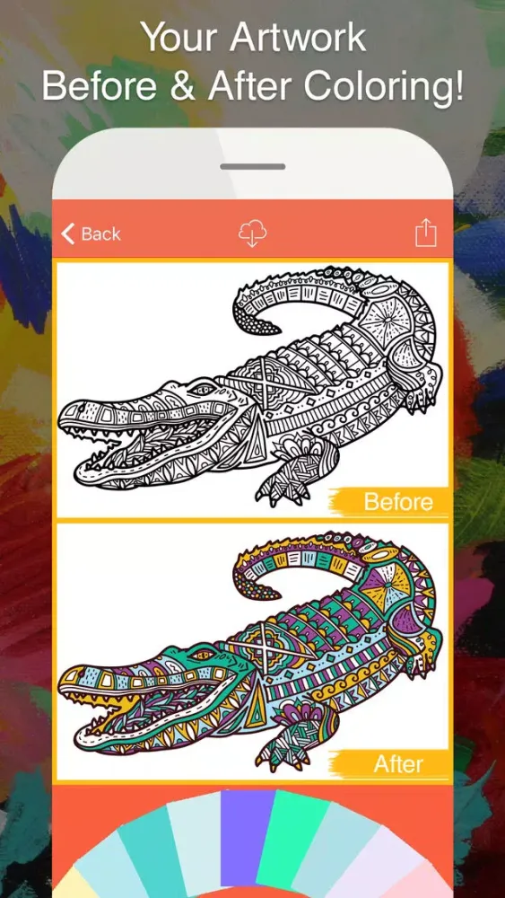 Coloring Book Adults - Cool Patterns, Pictures, Gradient Coloring and More!應用截圖