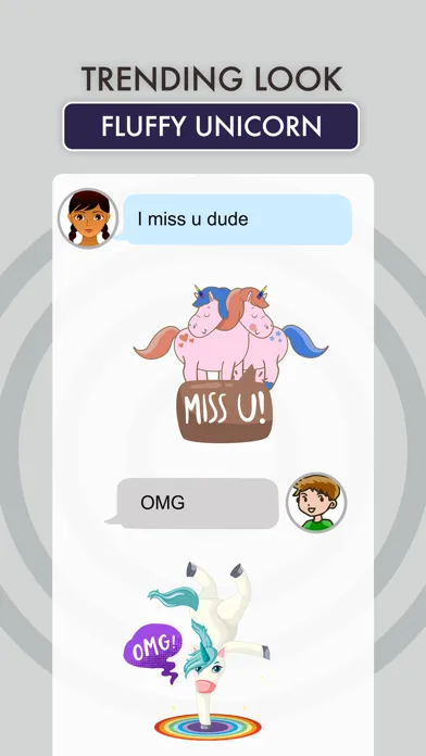 Capturas de tela do Fluffy Unicorn - Animated