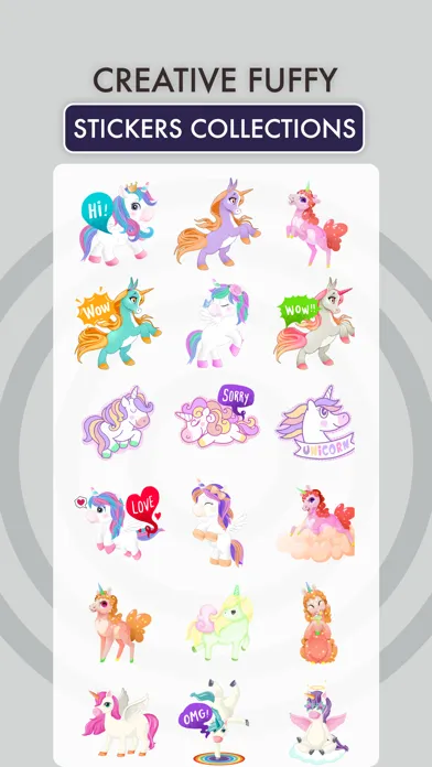 Capturas de tela do Fluffy Unicorn - Animated