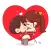 Animated Cute Couple Love