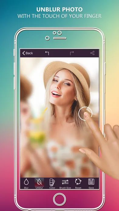 Photo Blur Effect - Hide Face 스크린샷