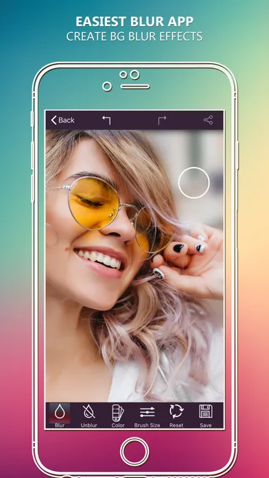 Photo Blur Effect - Hide Face 스크린샷