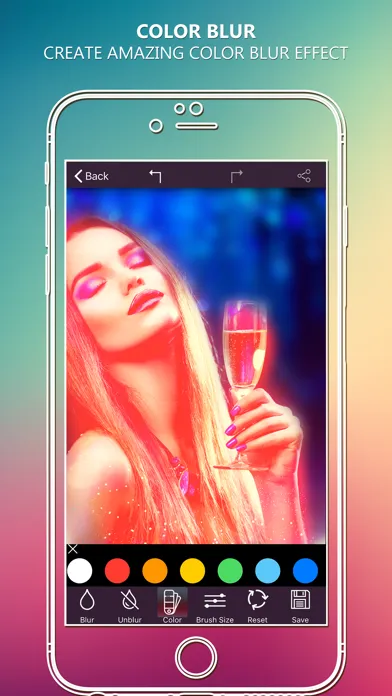 Photo Blur Effect - Hide Face 스크린샷