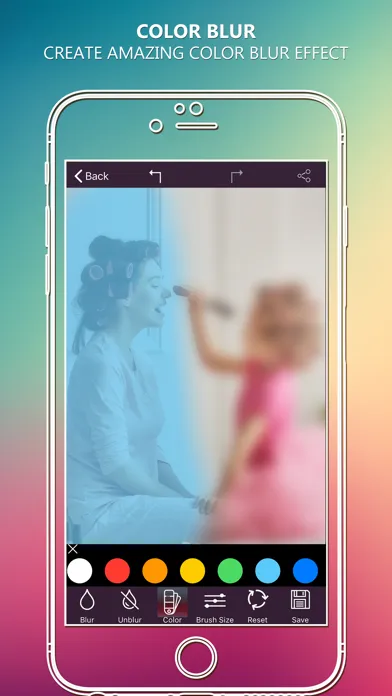 Photo Blur Effect - Hide Face 스크린샷