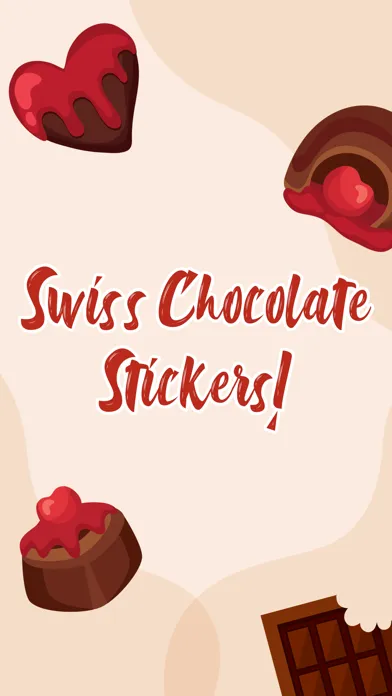 ภาพหน้าจอของ Swiss Chocolate Stickers!
