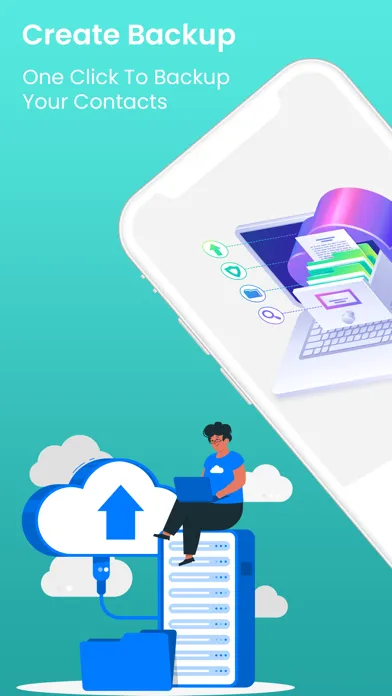 Capturas de tela do Contacts Backup Export vcf/xls