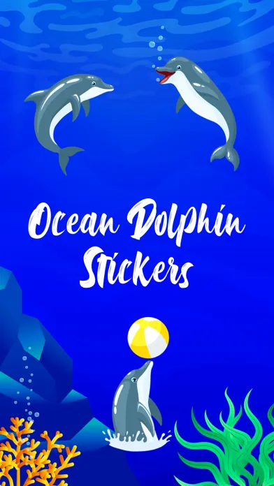Ocean Dolphin Stickers應用截圖