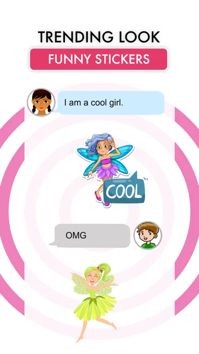 Tangkapan layar Fairy Stickers-Colorful Emojis