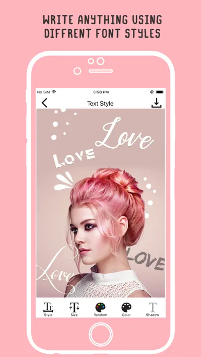 Screenshot di Name Art -Focus n Filter.s Art